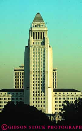 Stock Photo #8474: keywords -  angeles architecture building buildings california center cities city civic downtown hall los municipal office point tall urban vert