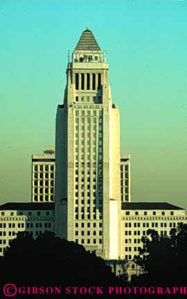 Stock Photo #8474: keywords - angeles architecture building buildings california center cities city civic downtown hall los municipal office point tall urban vert