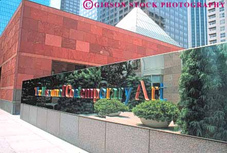 Stock Photo #8505: keywords -  angeles architecture art california color contemporary horz letter letters los metal modern museum museums new of reflect reflection sign signs