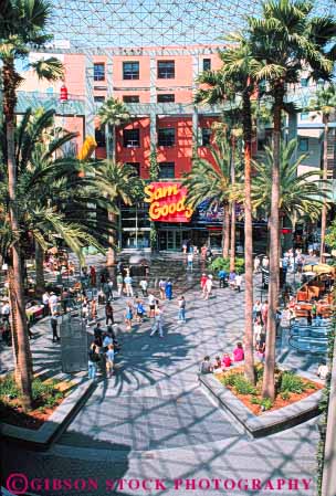 Stock Photo #8513: keywords -  angeles attraction business california citywalk destination enclose enclosed entertainment hollywood los mall malls plaza plazas retail shop shoppers shopping shops store stores studios summer tourist tourists travel traveler travelers universal usa vert