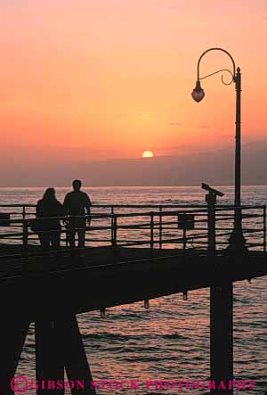 Stock Photo #9832: keywords -  alone beach beaches california calm coast coastal couple couples isolate isolated monica ocean people pier privacy private quiet sand sandy santa sea seashore shore shoreline silhouette silhouettes solitary solitude sunset sunsets surf two vert water