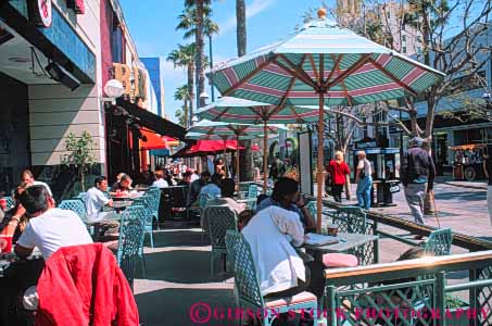 Stock Photo #9840: keywords -  beach beaches boulevard cafe cafes california coast coastal horz mall malls monica pedestrian plaza plazas santa seashore shop shopper shopping shore shoreline street streets third