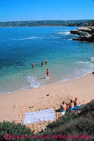 Stock Photo #9483: keywords -  beach beaches california coast coastal cove destination diego family jolla la leisure ocean play recreation resort resorts san sea seashore shore shoreline summer surf swimming travel vacation vert water