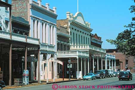 Stock Photo #7851: keywords -  america american architecture building buildings california center cities city cityscape cityscapes downtown historic horz old sacramento town urban us usa west western