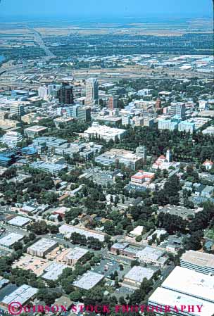 Stock Photo #7856: keywords - aerial aerials america american architecture building buildings business california center cities city cityscape cityscapes downtown modern new office offices sacramento skyline skylines state urban us usa vert