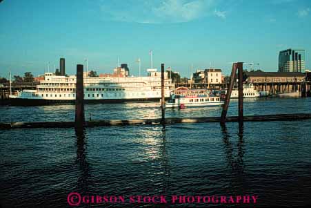 Stock Photo #7861: keywords -  america american architecture building buildings california cities city historic horz old paddlewheel river riverfront sacramento ship ships us usa