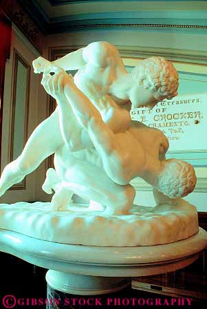 Stock Photo #11393: keywords - art arts california carved cities city crocker display displays exhibit exhibits inside interior men museum museums people sacramento sculpted sculpture sculptures stone vert