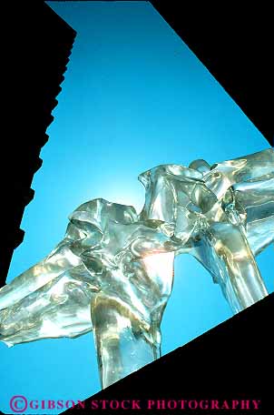 Stock Photo #11402: keywords -  abstract abstraction abstracts art california cities city clear downtown material plastic plexiglass public sacramento sculpture sculptures synthetic translucent vert