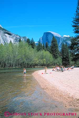 Stock Photo #9952: keywords -  alpine background beach beaches california cliff cliffs cut dome environment forest forests geologic geological geology glacial glacier glaciers granite half landscape merced mountain mountains mt mtn mtns national nature park parks people river rivers scenery scenic scour sierra summer tree trees valley valleys vert wild wilderness yosemite