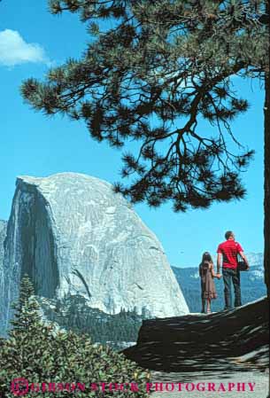 Stock Photo #9958: keywords -  alpine california child cliff cliffs cut daughter dome environment father forest forests geologic geological geology girl glacial glacier glaciers granite half landscape man mountain mountains mt mtn mtns national nature park parks point scenery scenic scour sierra summer tree trees valley valleys vert view wild wilderness yosemite