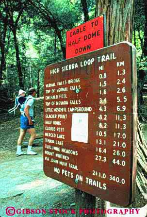 Stock Photo #9960: keywords -  alpine california distance entry environment john landscape mountain mountains mt mtn mtns muir national nature park parks path scenery scenic sierra sign signs summer trail vert wild wilderness yosemite