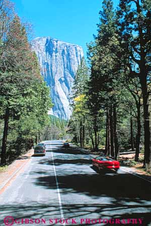 Stock Photo #9962: keywords - alpine automobiles autos california capitan car cars cliff cliffs cut el environment forest forests geologic geological geology glacial glacier glaciers granite in landscape mountain mountains mt mtn mtns national nature near park parks road roads scenery scenic scour sierra street streets summer tree trees valley valleys vert wild wilderness yosemite