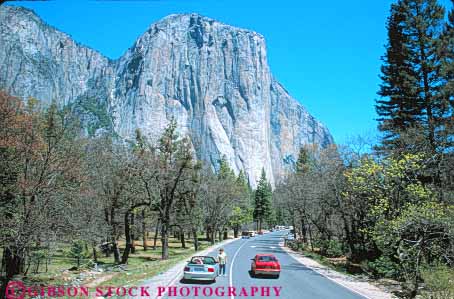 Stock Photo #9964: keywords -  alpine automobiles autos california capitan car cars cliff cliffs cut el environment forest forests geologic geological geology glacial glacier glaciers granite horz in landscape mountain mountains mt mtn mtns national nature near park parks road roads scenery scenic scour sierra street streets summer tree trees valley valleys wild wilderness yosemite