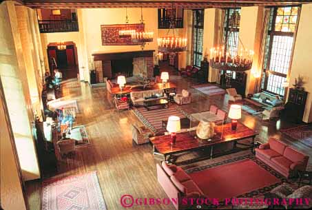 Stock Photo #9997: keywords -  ahwahnee architecture building buildings california classic design horz hotel hotels interior interiors landmark landmarks lobbies lobby lodge lodges mountain national old park parks rustic stone style timber vintage yosemite