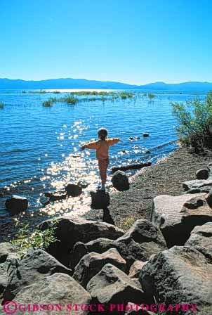 Stock Photo #9586: keywords - alpine california child city clean clear destination freshwater girl girls lake lakes mountains released shore sierra summer sunny sunshine tahoe travel vert water