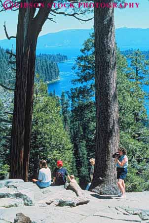 Stock Photo #9587: keywords -  above alpine bay california clean clear destination emerald freshwater hike hiker hikers hikes hiking lake lakes mountains sierra summer tahoe tourist travel vert walk walking water