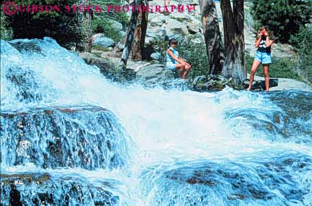 Stock Photo #9589: keywords - alpine california cascade cascades clean clear creek destination eagle falls freshwater hike hiker hikers hikes horz lake lakes mountains sierra splash splashing stream summer tahoe travel water waterfall waterfalls