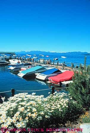 Stock Photo #9594: keywords -  alpine boat boats california city clean clear destination freshwater lake lakes landscape marina marinas mountains north scenery scenic shore sierra summer tahoe travel vert water