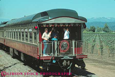 Stock Photo #10023: keywords - attraction california horz napa people railroad railroads restaurant tour tourist tourists tours train trains transport transportation valley wine