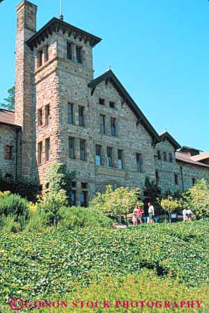 Stock Photo #10031: keywords - america building buildings california cooking culinary dine dining helena institute napa of restaurant restaurants school st stone valley vert
