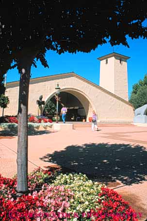 Stock Photo #10032: keywords -  arch arches architecture attraction building california making modern mondavi napa tourist valley vert wine wineries winery wines