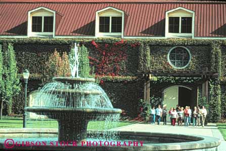 Stock Photo #10039: keywords - architecture attraction building california coppola group groups horz making napa neibaum people tour tourist tourists tours valley wineries winery wines