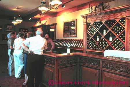 Stock Photo #10042: keywords - architecture attraction berringer building california horz interior making napa people room tasting tourist valley wineries winery wines