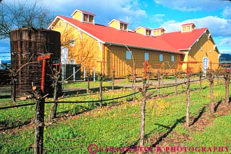 Stock Photo #10070: keywords -  barn barns building buildings california horz napa sattui valley wine wineries winery wines