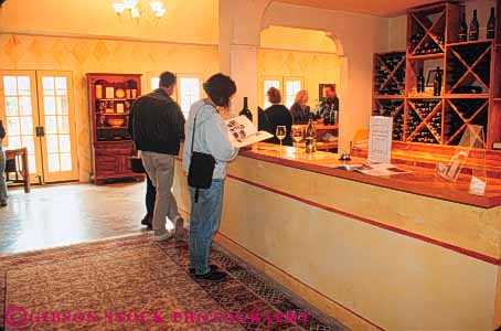 Stock Photo #10100: keywords -  andretti california horz napa room sample taste tasting valley wine wineries winery wines