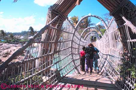 Stock Photo #10255: keywords -  atlantis bahamas bridge bridges caribbean destination destinations horz island islands lagoon nassau over paradise people resort resorts rope sunny sunshine travel tropic tropical tunnel tunnels vacation warm weave web woven