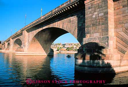 Stock Photo #10944: keywords -  arch arches arizona bridge bridges colorado destination havasu historic horz lake lakes london resort river stone structure travel vacation
