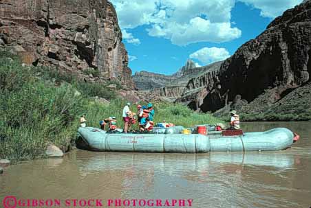 Stock Photo #10128: keywords -  arizona camp campers camping canyon canyons colorado famous grand horz landmark landmarks national park parks rafters rafting river southwest stop west western
