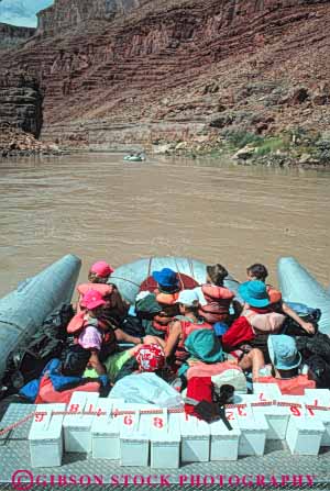 Stock Photo #10134: keywords -  arizona canyon canyons colorado equipment famous float floating floats gear grand landmark landmarks national park parks raft rafters rafting river southwest vert west western