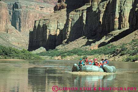 Stock Photo #10140: keywords -  arizona canyon canyons colorado famous grand horz landmark landmarks national park parks raft rafters rafting rafts river southwest west western