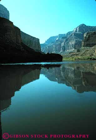 Stock Photo #10144: keywords -  arizona calm canyon canyons colorado earth erode eroded eroding erosion exposure exposures flat geologic geological geology grand landscape layer layers national park parks peaceful quiet reflect reflecting reflection reflects river rivers rock rocks scenery scenic science serene serenity southwest still strata stratum vert water west western