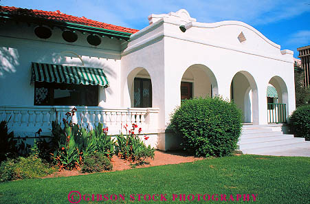 Stock Photo #11702: keywords - adobe arizona building corbett historic history home homes horz house houses site southwest tucson west western white