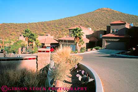 Stock Photo #11714: keywords - arizona desert deserts home homes horz house houses housing in landscape landscapes mountain mountains neighborhood neighborhoods residential rural southwest street streets tucson west western