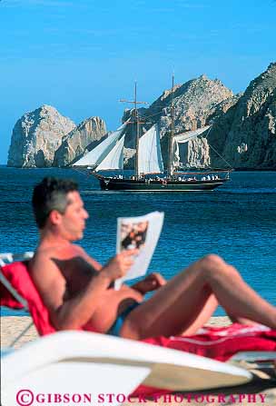 Stock Photo #12803: keywords - and baja cabo country destination foreign hot lucas magazine man mexico ocean read reading relax relaxed relaxes relaxing resort resorts san ship ships sunderland travel travelers tropical vacation vacations vert warm
