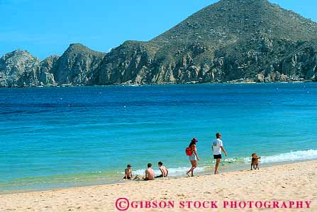 Stock Photo #12810: keywords - baja beach beaches cabo children coast coastal country couple destination dog foreign horz hot lucas mexico ocean people relax relaxing resort resorts san shore shoreline stroll strolling travel travelers tropical vacation vacations walk walking warm water youth