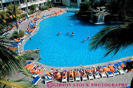 Stock Photo #12819: keywords -  beach cid coast coastal country destination el foreign fun horz hotel mazatlan mexico pool pools resort resorts swim swimming travel tropical vacation vacations warm