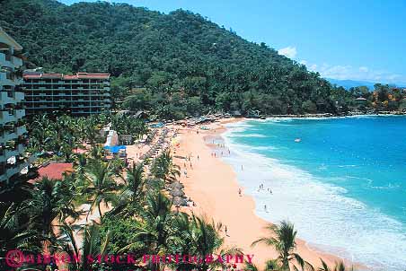 Stock Photo #12833: keywords -  beach beaches coast coastal country destination foreign horz mexico mismaloya ocean puerto resort resorts sand surf travel tropical vacation vacations vallarta water