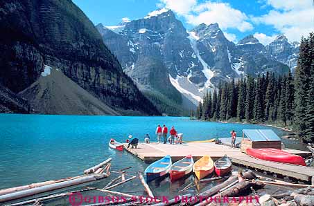 Stock Photo #12486: keywords -  alberta banff boat boating boats calm canada canoe canoeing clean horz lake lakes landscape moraine mountain mountains national natural nature park parks people public pure quiet recreation remote scenery scenic serene solitude still vacation water wild wilderness