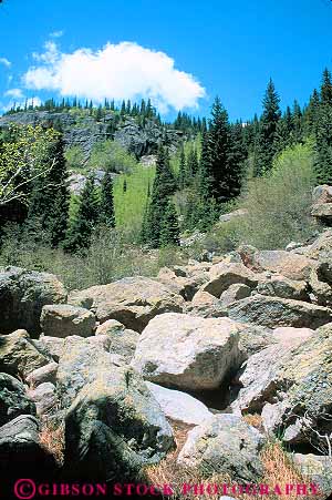 Stock Photo #12641: keywords -  colorado ecology environment federal habitat mountain mountains national park parks preserve preserved preserving protect protected protecting public rocks rocky slope summer talus vert
