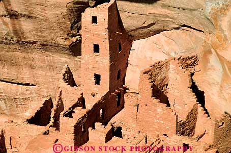 Stock Photo #12305: keywords - american anazasi archeological archeology cliff colorado dwelling dwellings historic history horz house indian mesa national native park parks pueblo remnants rock ruin ruins site square stone tower verde