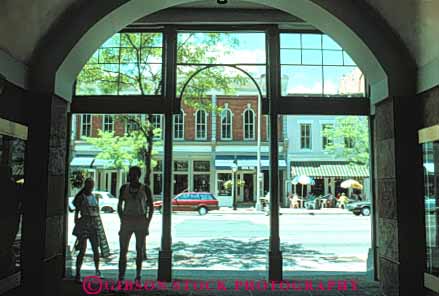 Stock Photo #11043: keywords -  arch arches buildings cities city colorado curve curved curves curving denver district downtown historic history horz in larimer people round square storefront storefronts stores street streets urban