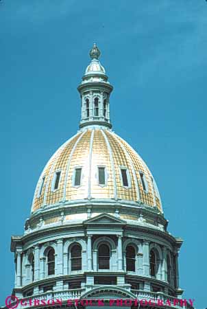 Stock Photo #11057: keywords - architecture building buildings capitol capitols colorado denver design dome domes gold golden government greek house municipal public state style vert