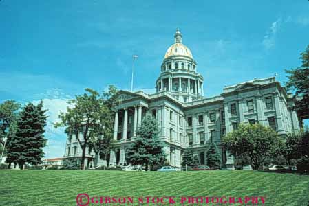 Stock Photo #11059: keywords -  architecture building buildings capitol capitols colorado denver design dome domes government greek horz house municipal public state style