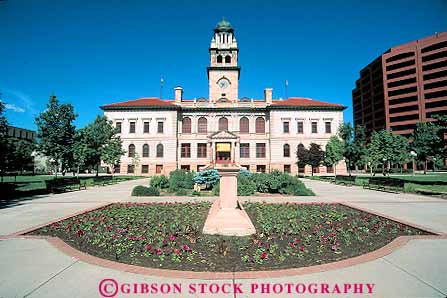 Stock Photo #12693: keywords -  architecture bilateral building colorado design historic history horz landmark landmarks municipal museum museums old pioneers public springs style symmetrical symmetry tower towers traditional vintage