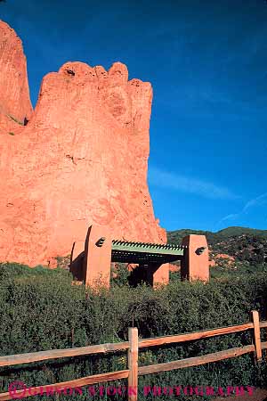 Stock Photo #12696: keywords -  attraction colorado exposure formation garden geology gods of outcrop outcropping outdoor outside red rocks sandstone scenery scenic sediment sedimentary springs summer tall tourist vert