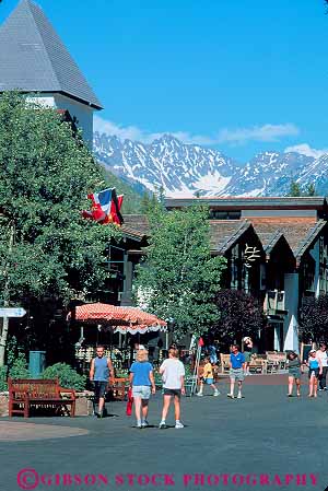 Stock Photo #12586: keywords - colorado community destination downtown mountain mountains people resort resorts rocky summer tourist tourists town travel vail vert walk walking